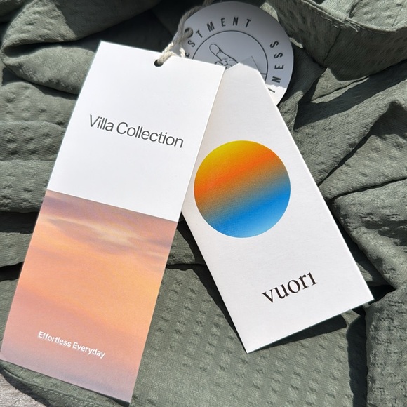 Vuori Women's Villa Textured Crop Tank size‎ medium NWT - Picture 7 of 7